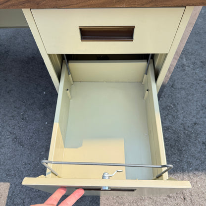 Retro Metal Office Desk