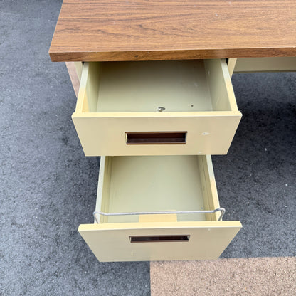 Retro Metal Office Desk