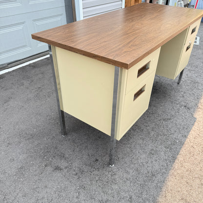 Retro Metal Office Desk