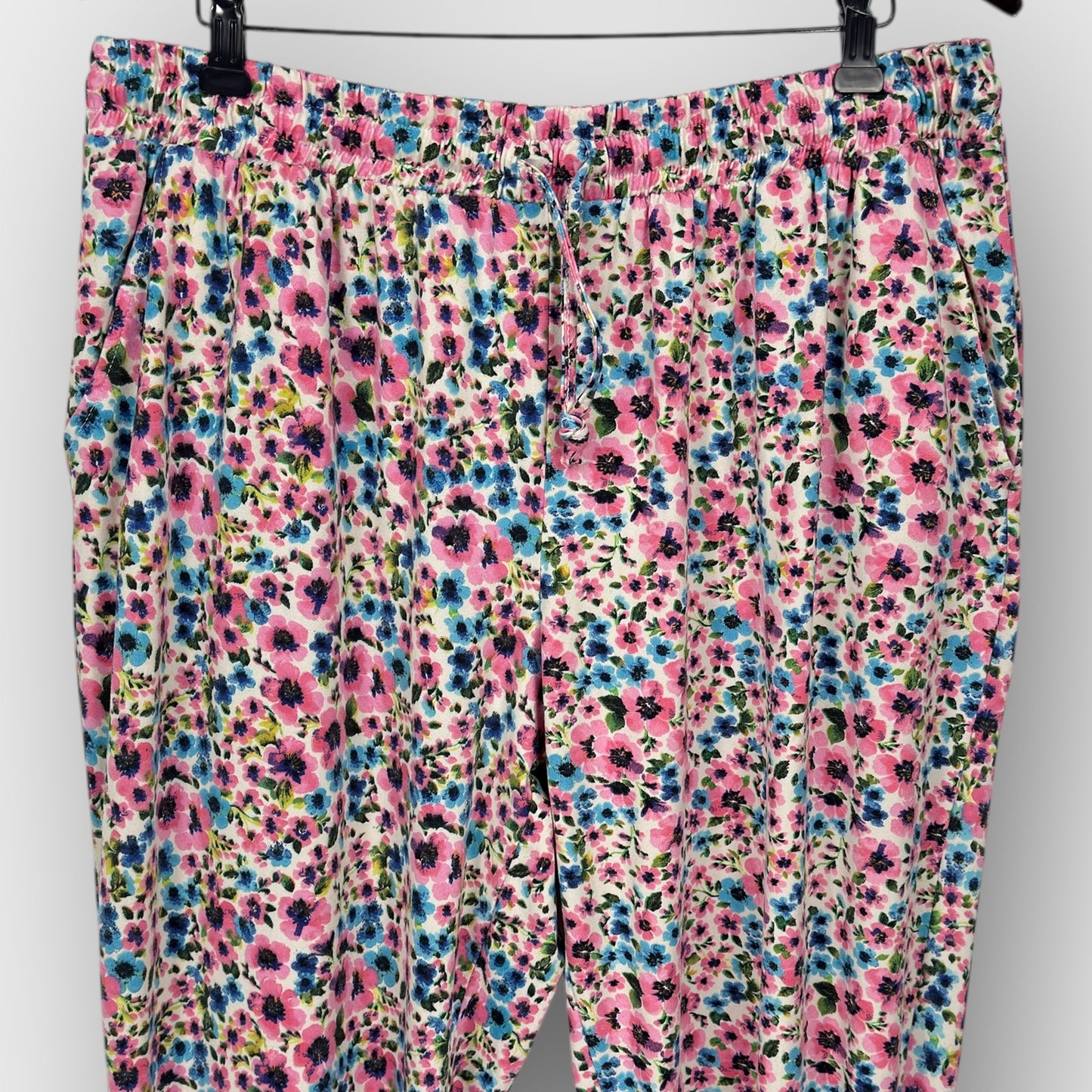 Floral Knit Jogger Pants