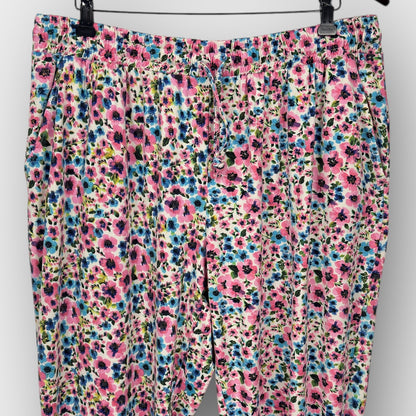 Floral Knit Jogger Pants