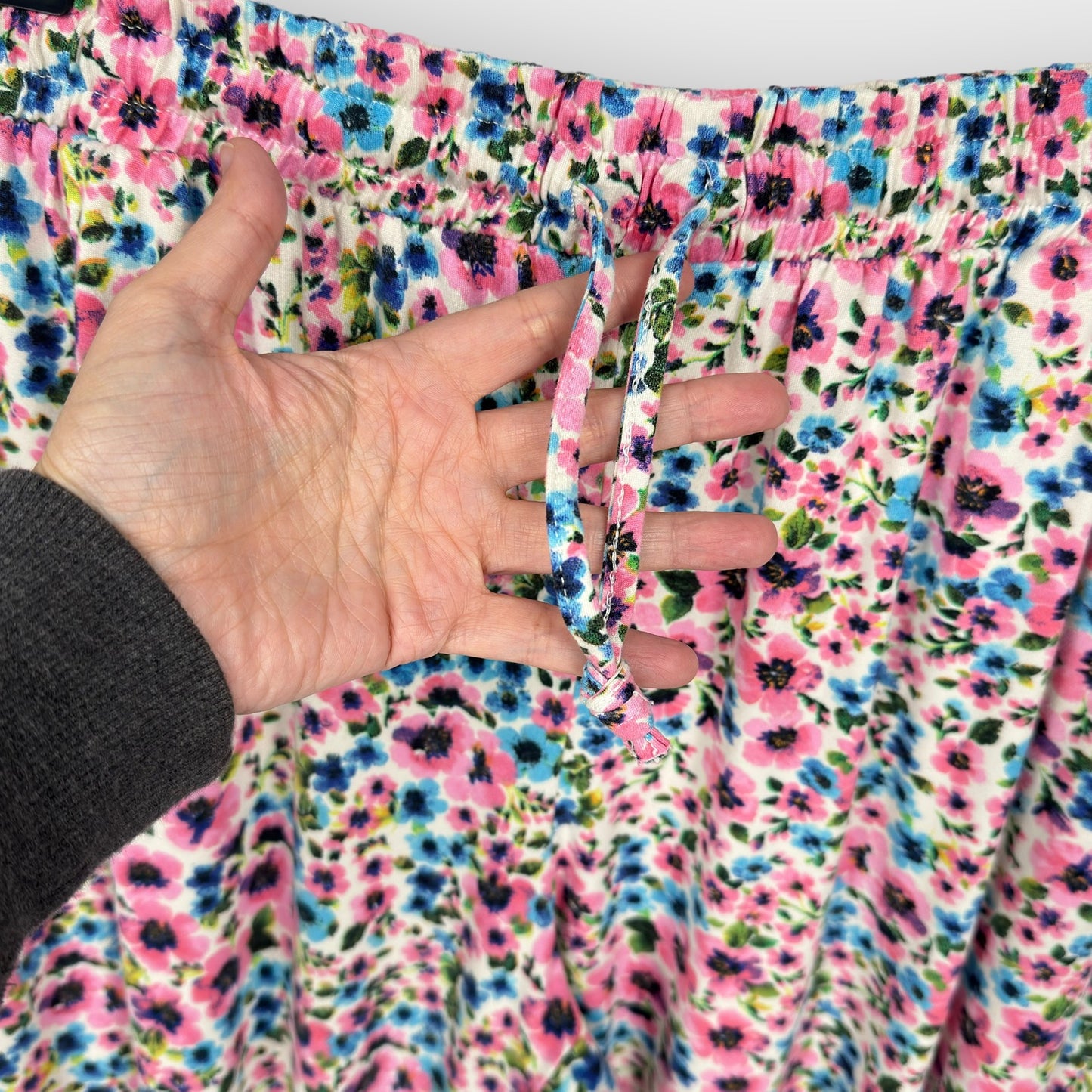 Floral Knit Jogger Pants