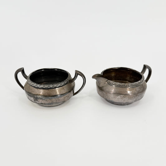 Monarch Sugar Bowl Creamer Set