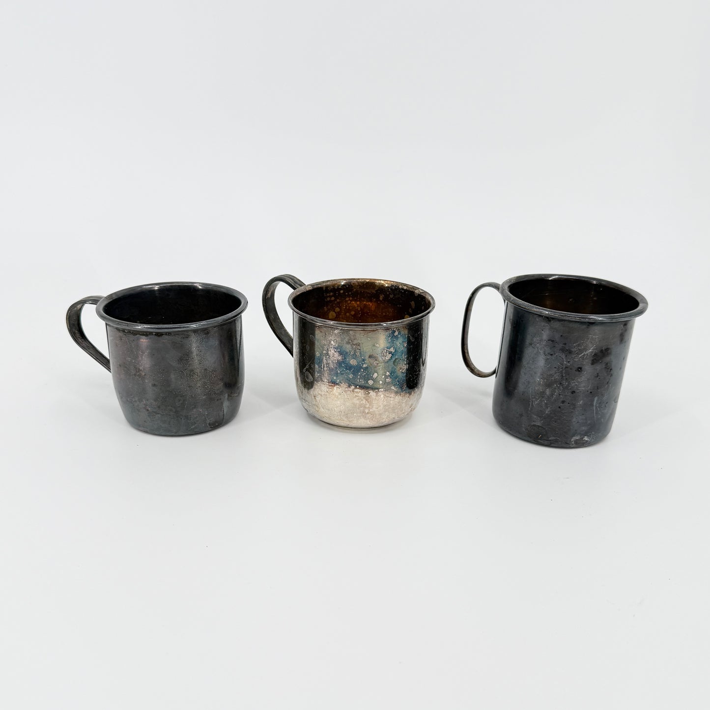 Vintage Silverplate Cup Set