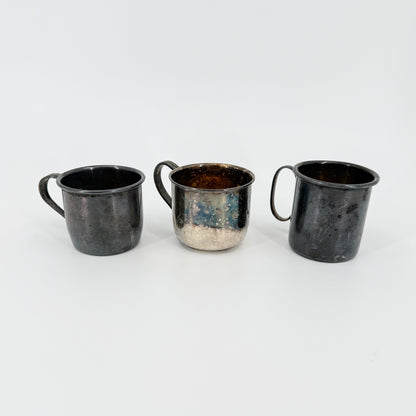Vintage Silverplate Cup Set