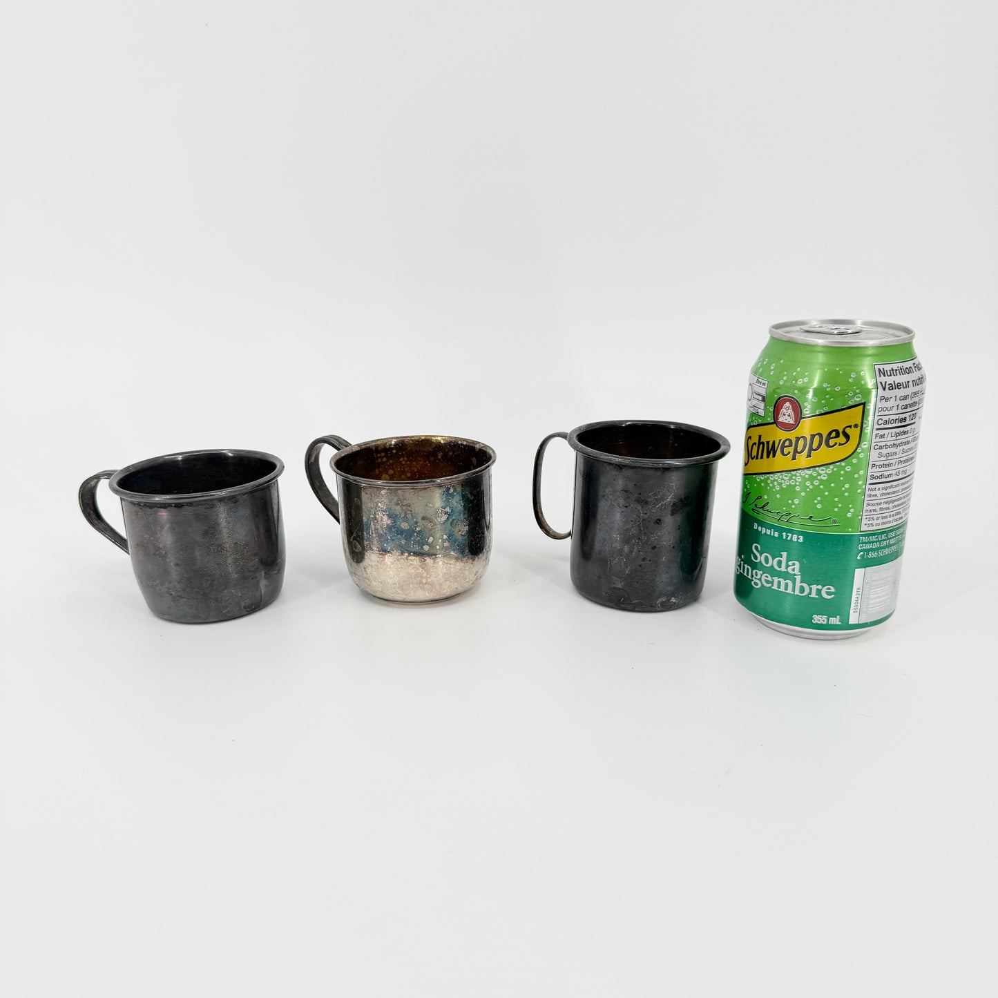 Vintage Silverplate Cup Set