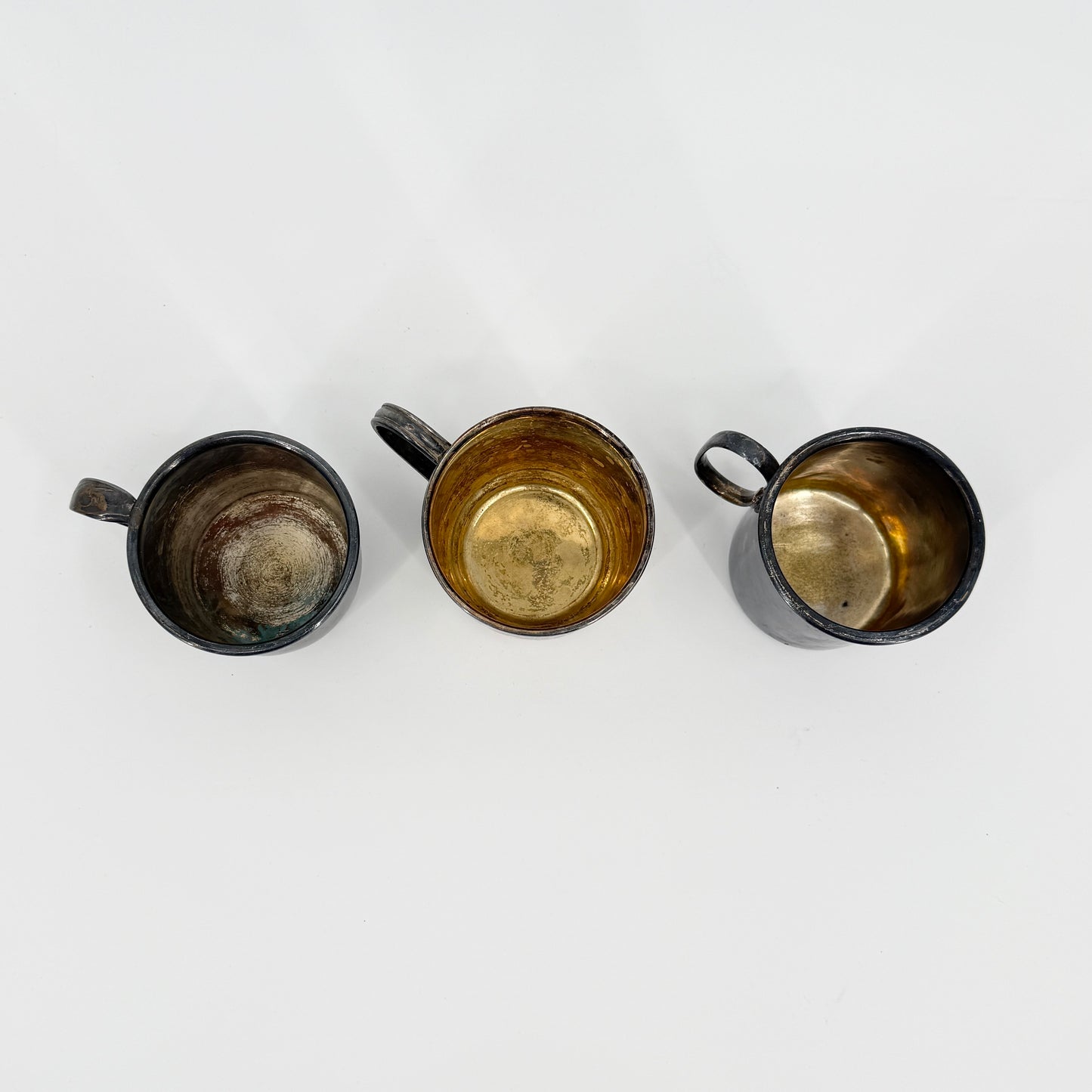 Vintage Silverplate Cup Set