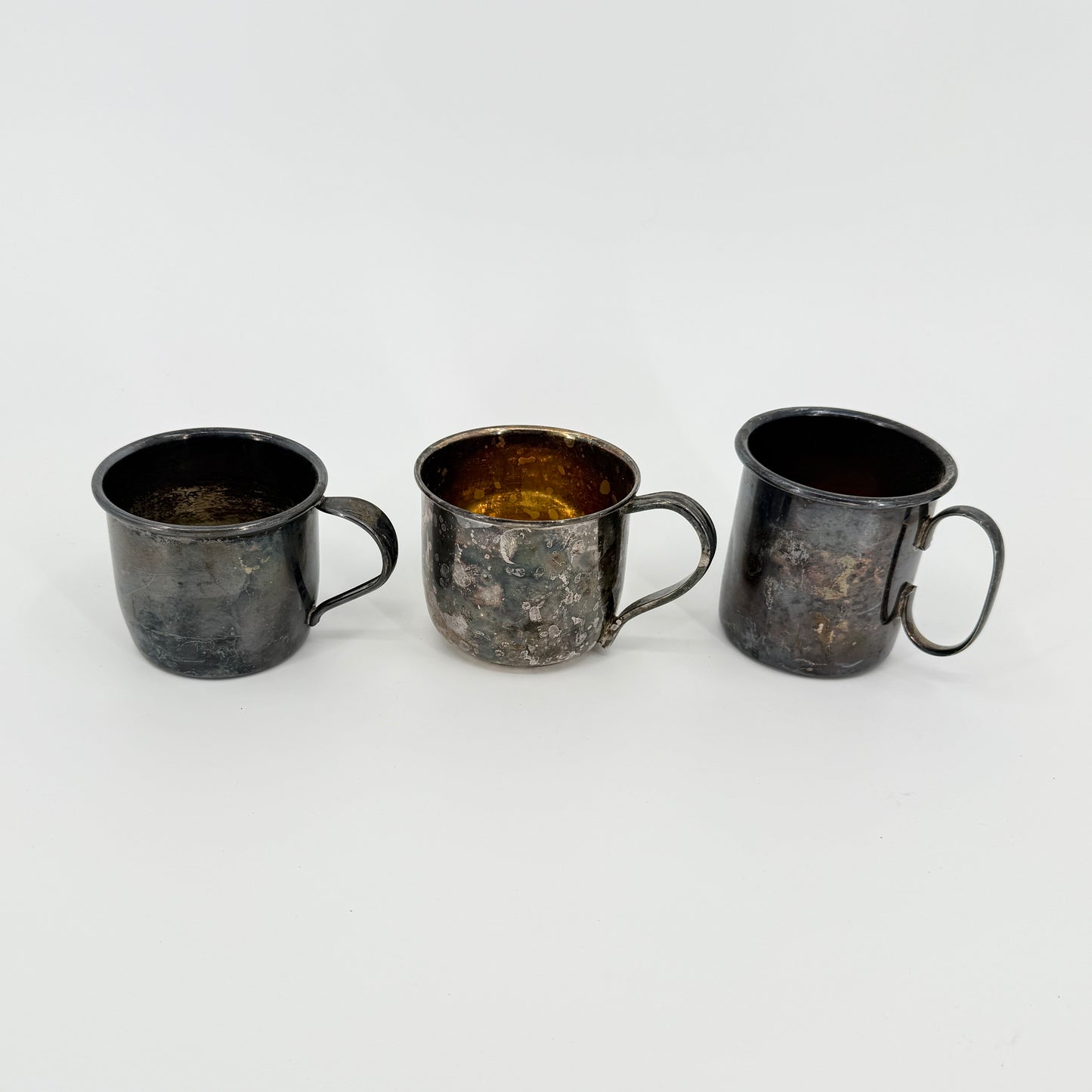 Vintage Silverplate Cup Set