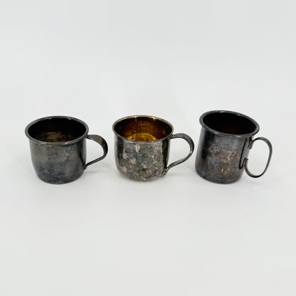 Vintage Silverplate Cup Set