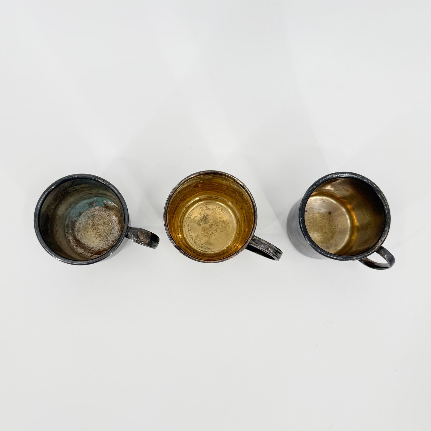 Vintage Silverplate Cup Set