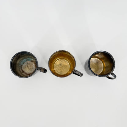 Vintage Silverplate Cup Set