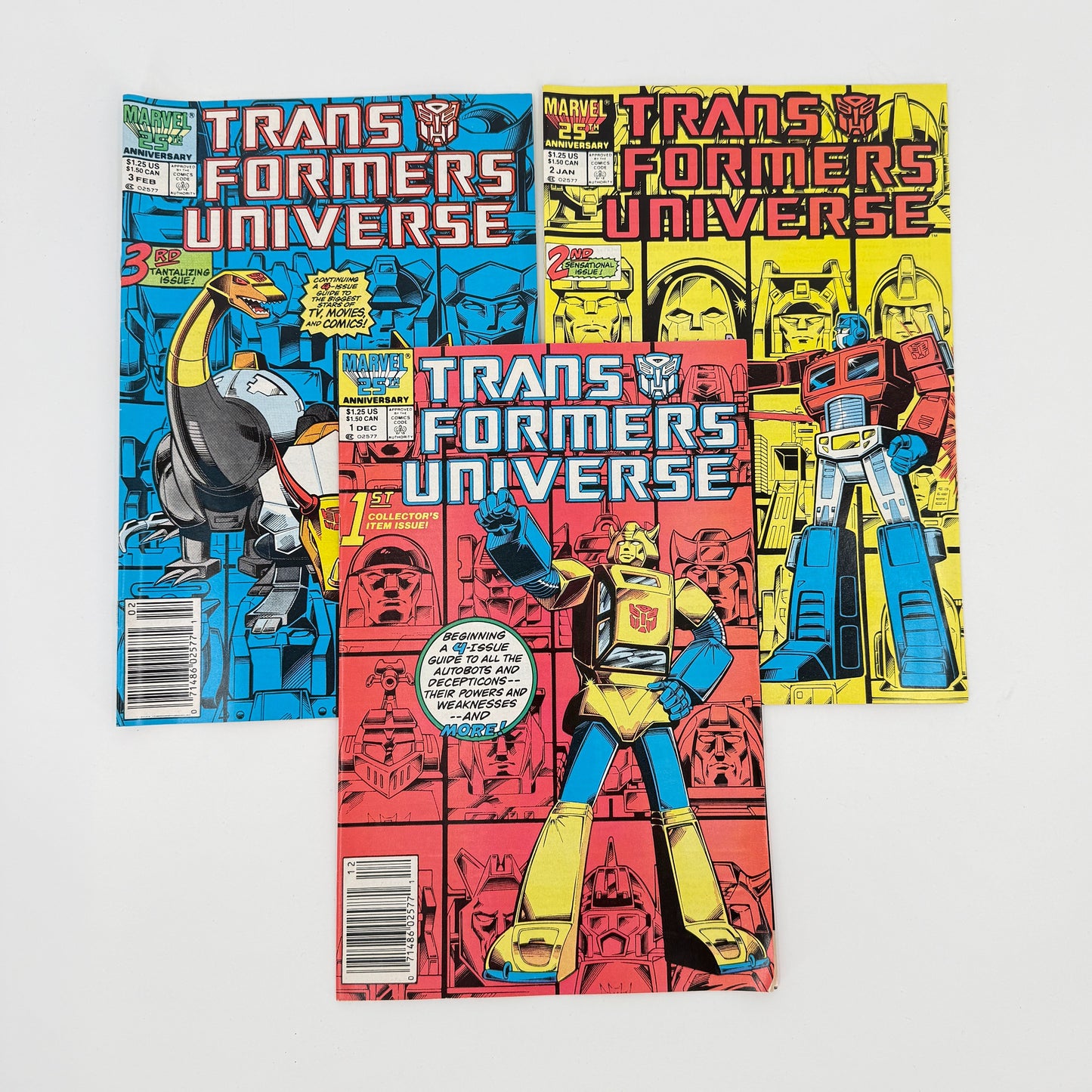 Transformers Universe #1 #2 #3