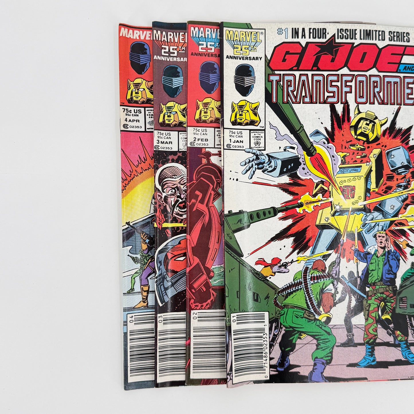 Marvel G.I. Joe and the Transformers #1-4