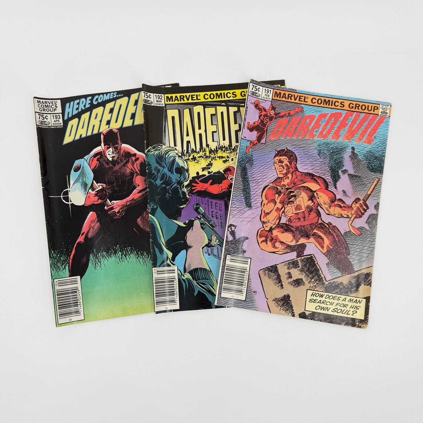 Marvel Daredevil #191-193 1983