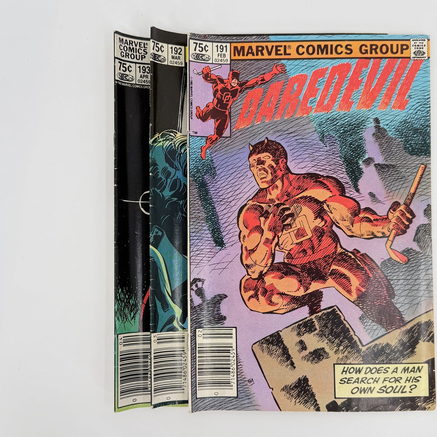 Marvel Daredevil #191-193 1983