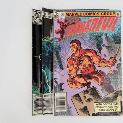 Marvel Daredevil #191-193 1983