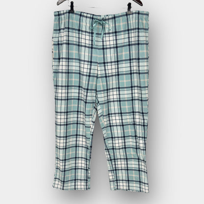 Carisma plaid fleece pants