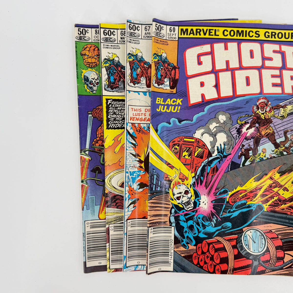 Marvel Ghost Rider Comic Lot 1981–1982