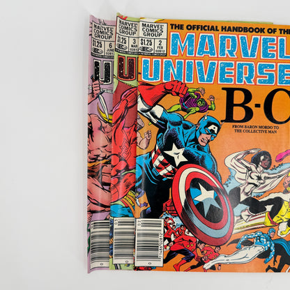 Marvel Handbook 1983 Lot