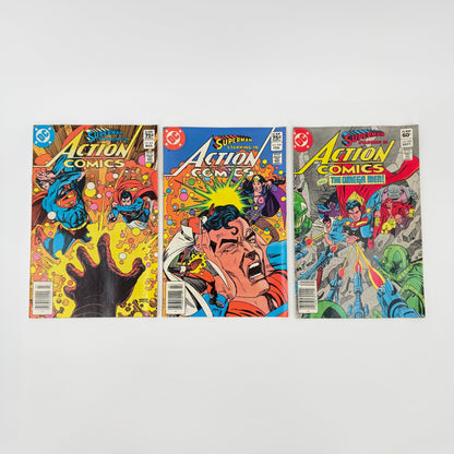 DC Vintage 1982 1983 Action Comics Lot