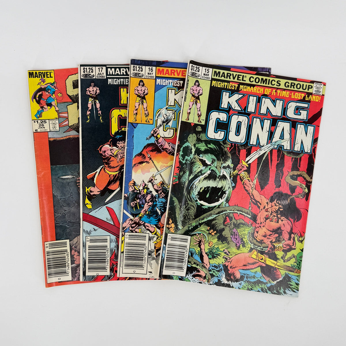 King Conan #15 #16 #17 #26 Lot