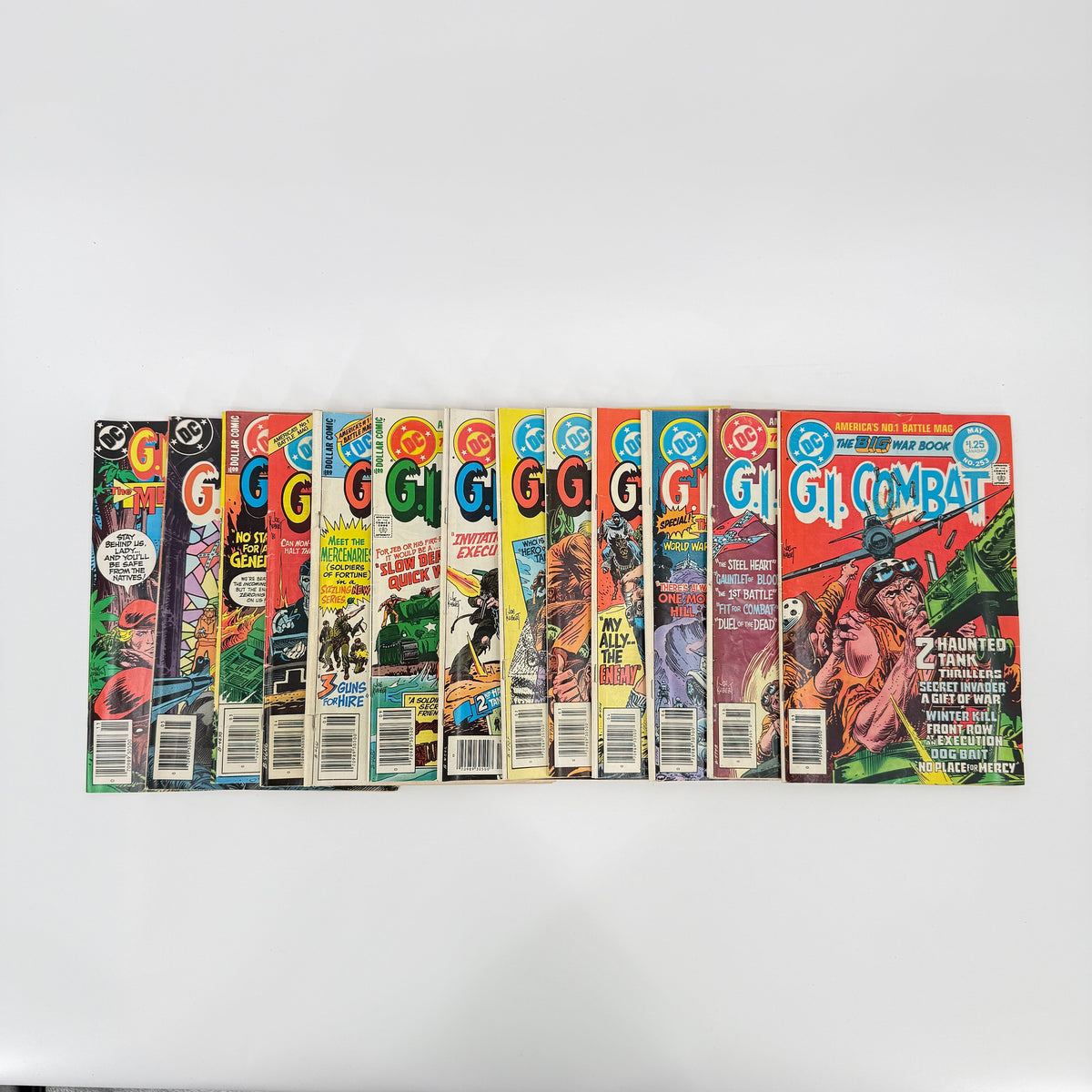 GI Combat #239-286 13 Comic Lot