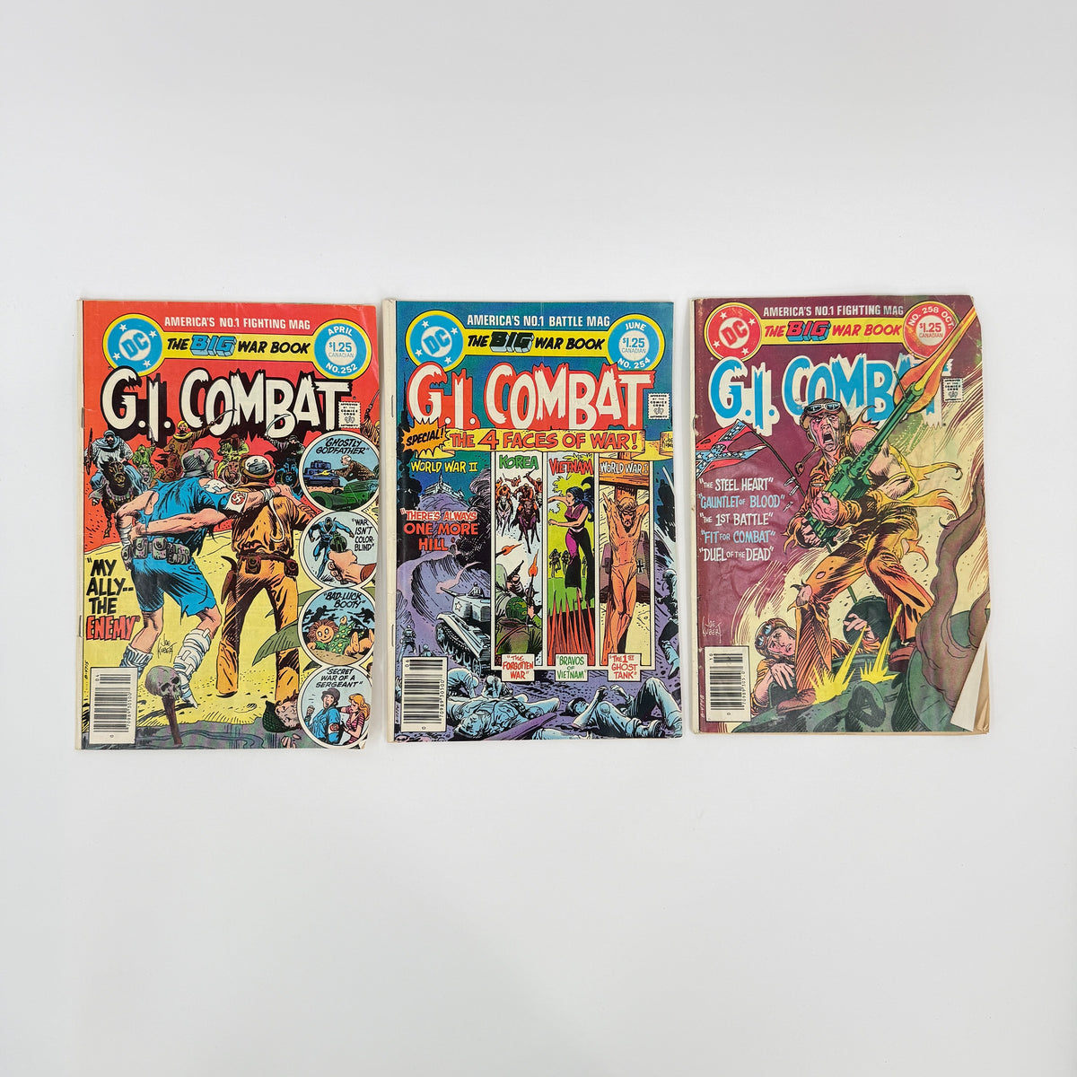 GI Combat #239-286 13 Comic Lot
