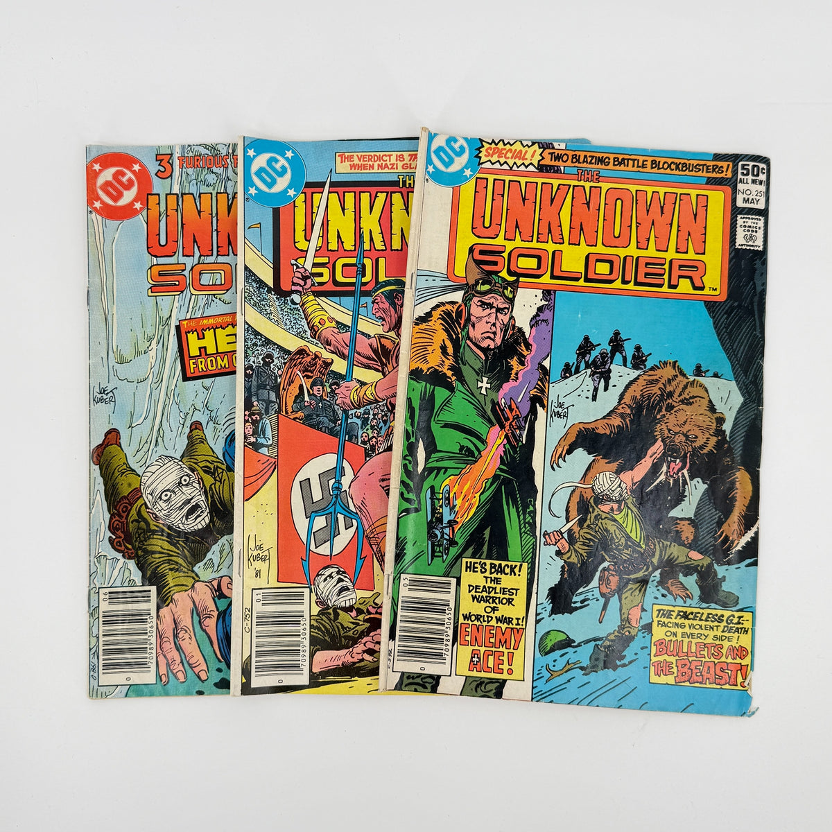 DC The Unknown Soldier #251 #259 #264