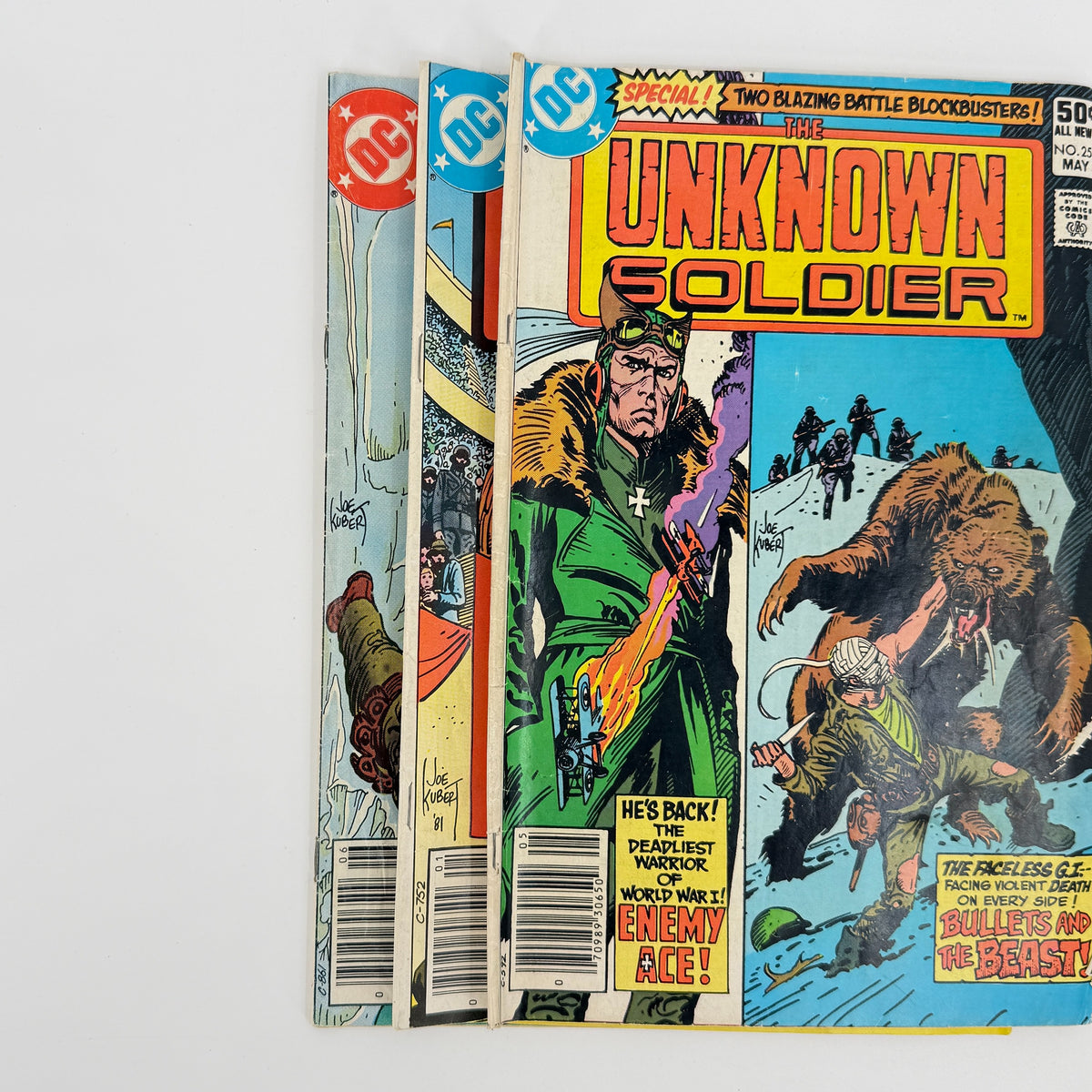 DC The Unknown Soldier #251 #259 #264