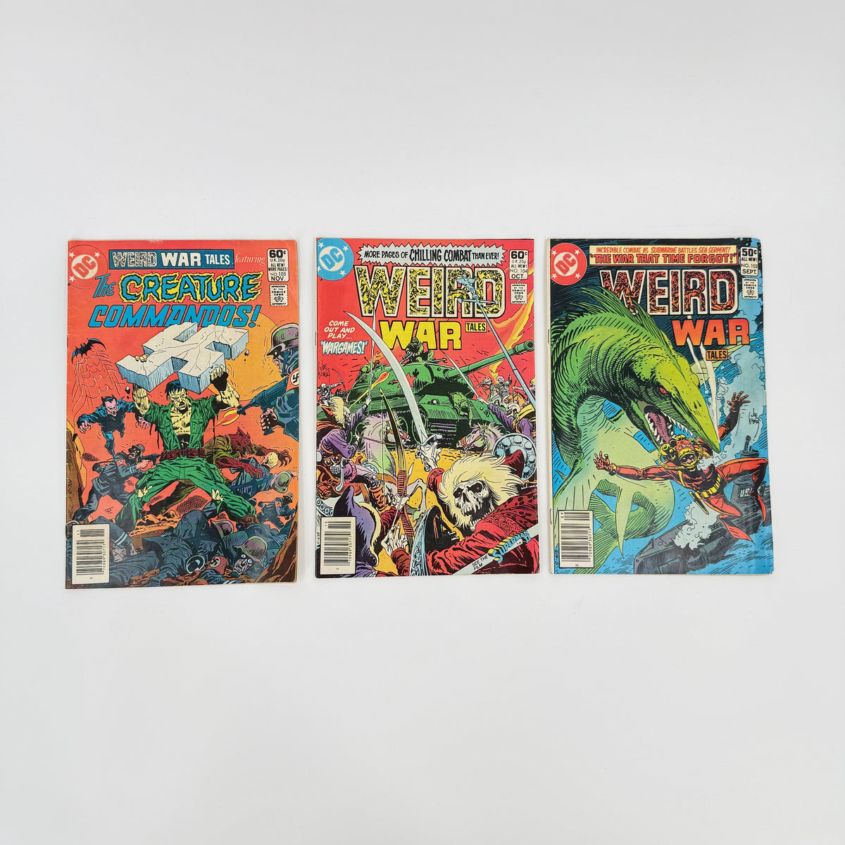 DC War Tales #103 #104 #105 #120 #121