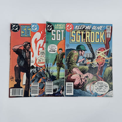 DC Sgt Rock #361 #364 #376 #400 Lot