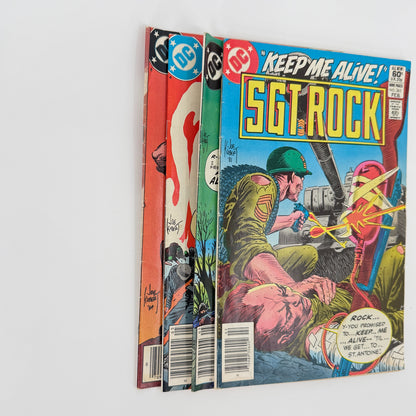 DC Sgt Rock #361 #364 #376 #400 Lot