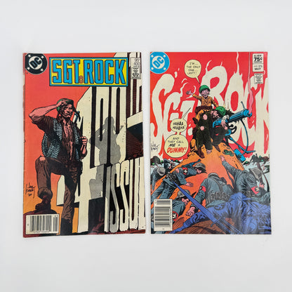 DC Sgt Rock #361 #364 #376 #400 Lot