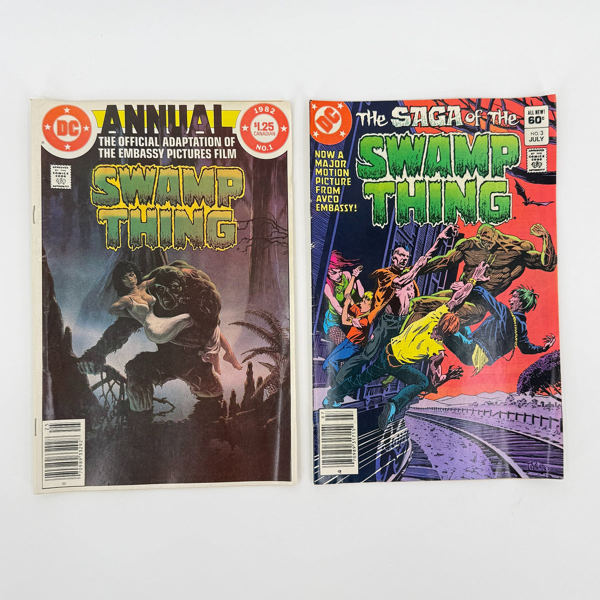 DC Swamp Thing #1 #2 #3 Annual #1