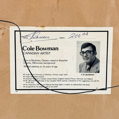 Cole Bowman Floral Painting