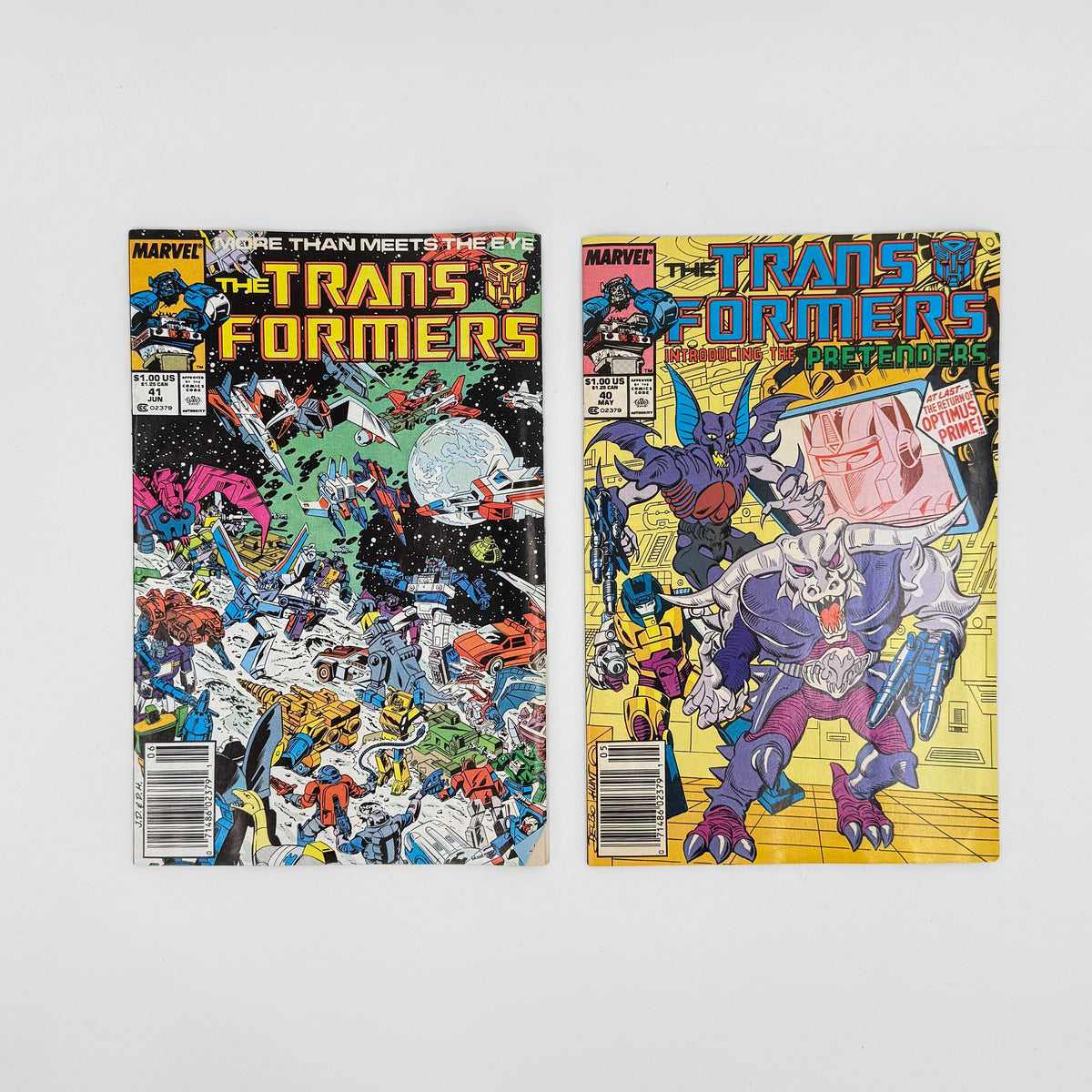 Marvel Transformers #22-43 Comic Lot