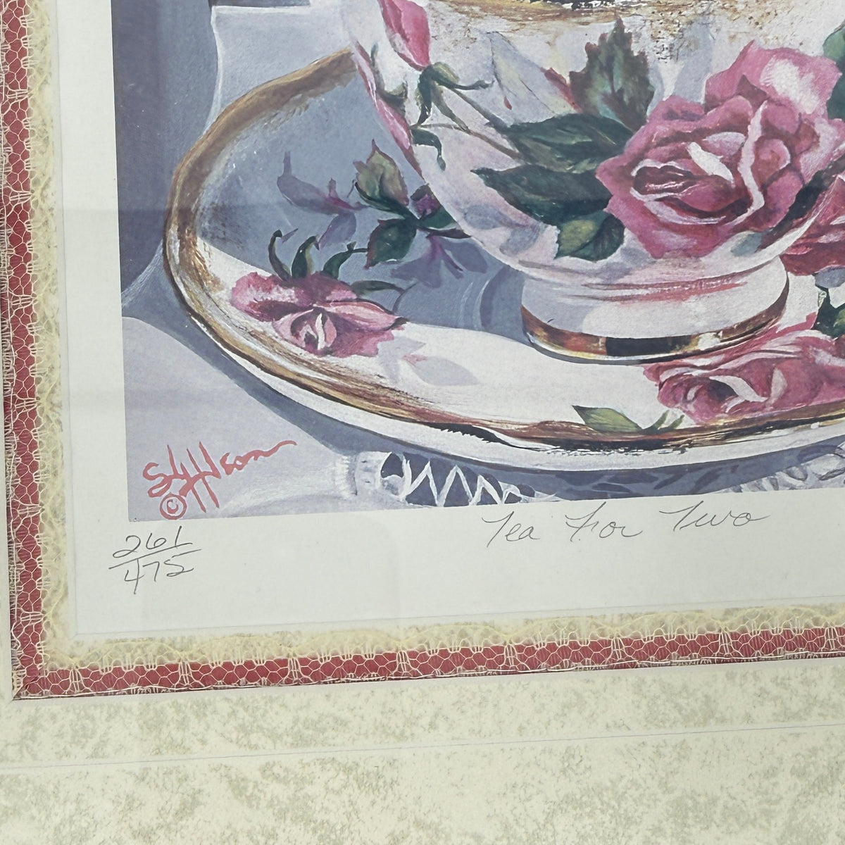 Sandra Hudson Tea For Two Print