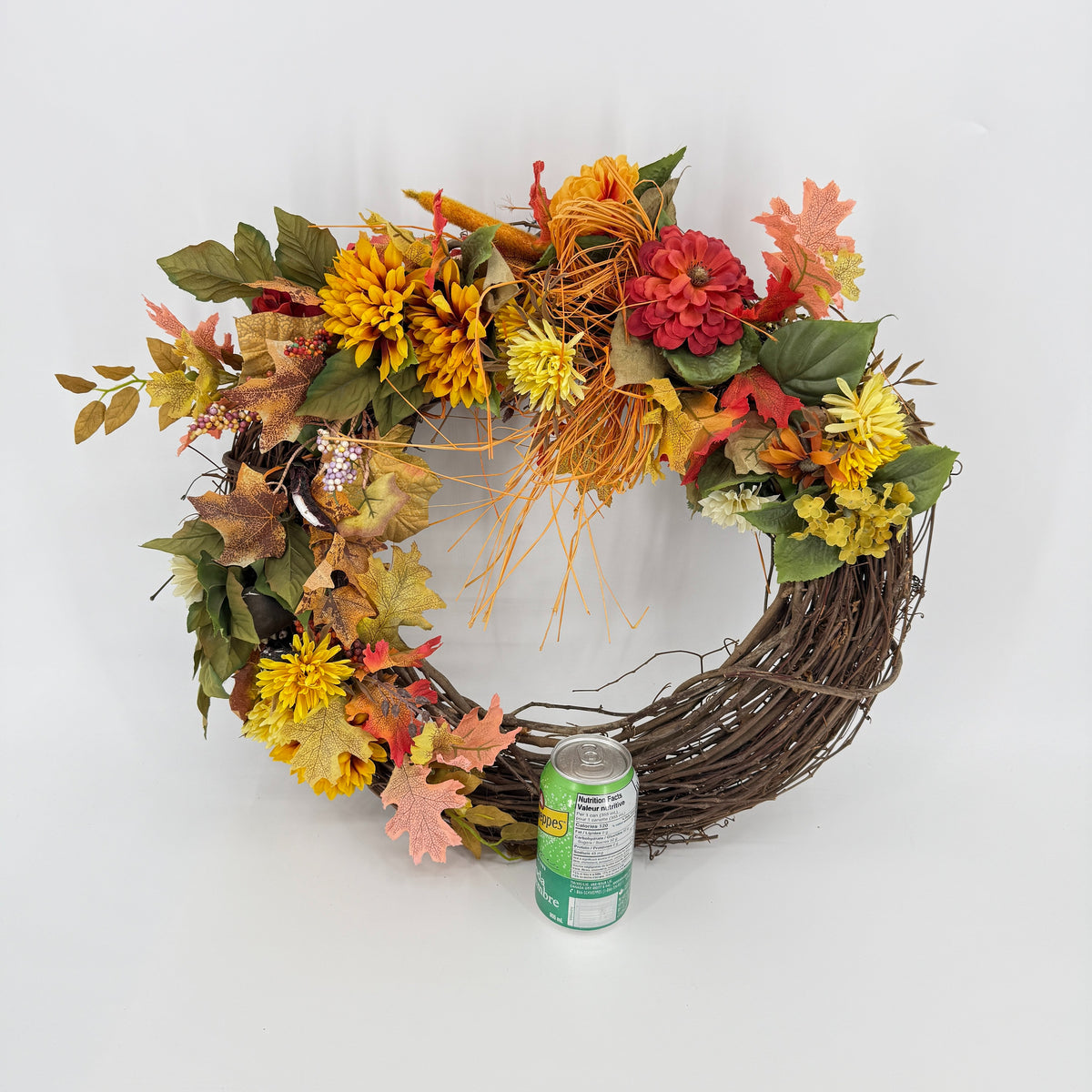 Fall Grapevine Floral Wreath