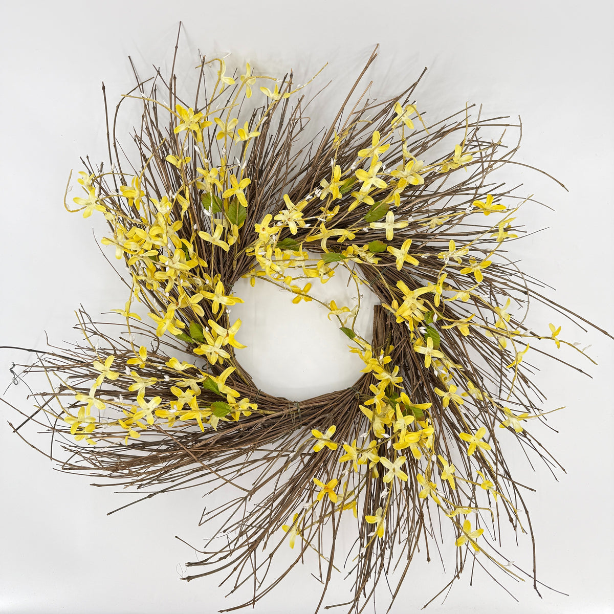 Yellow Forsythia Twig Wreath