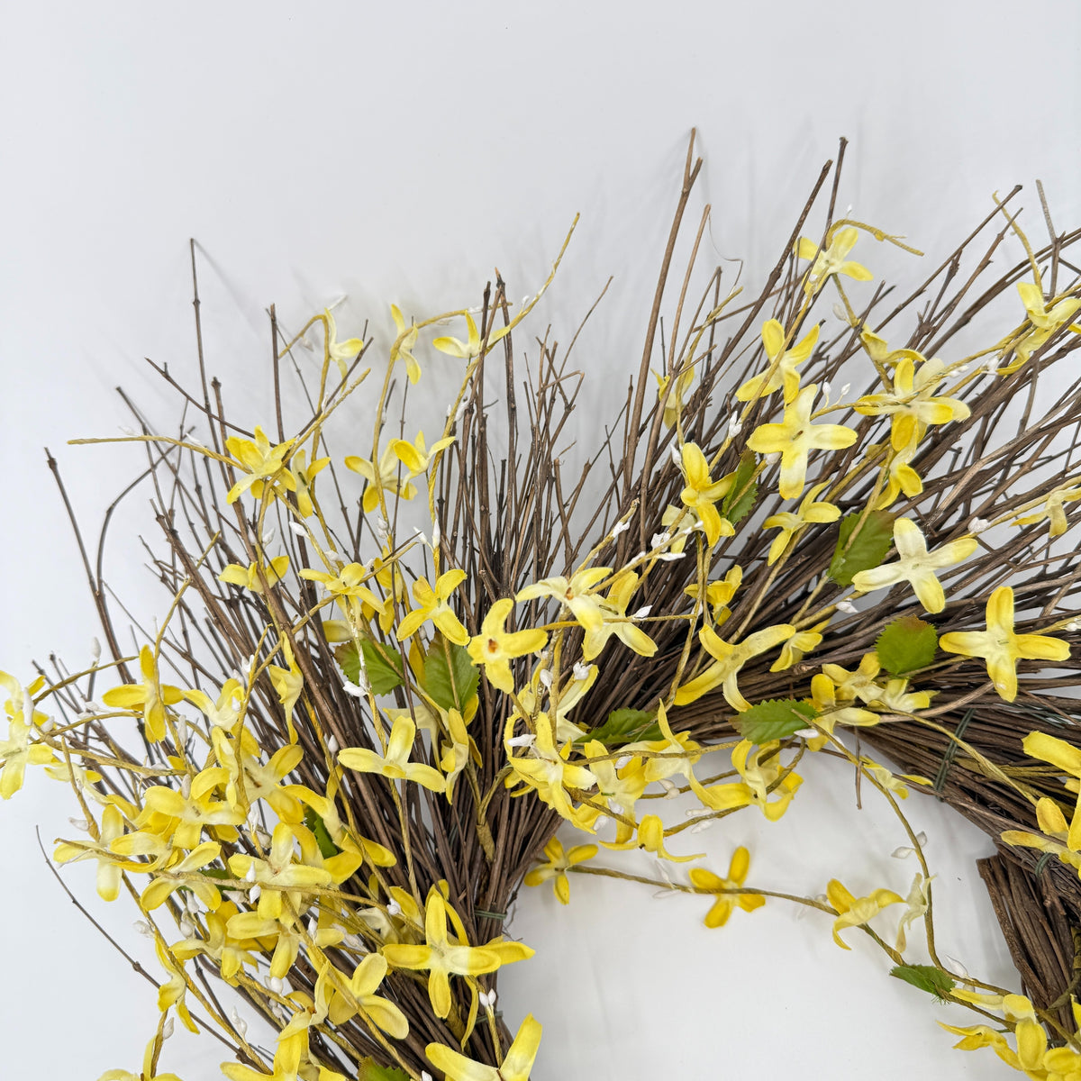 Yellow Forsythia Twig Wreath