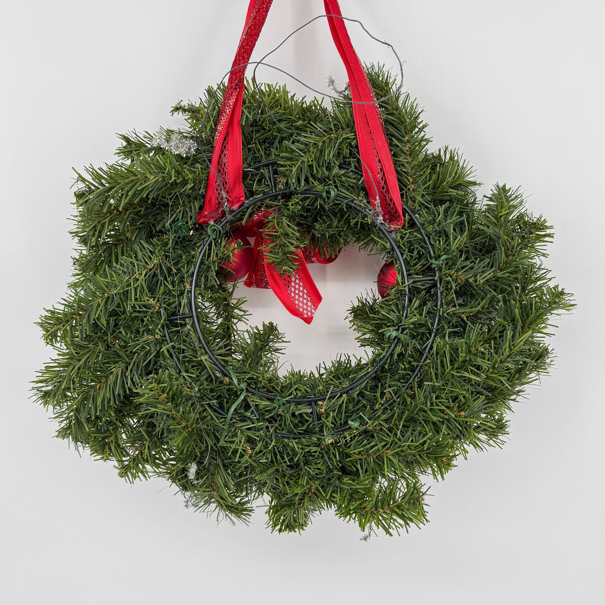 Christmas Ornament Pine Wreath
