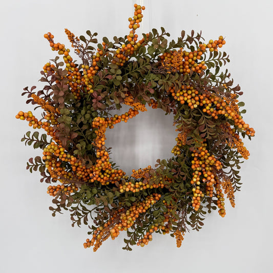 Fall Berry Greenery Wreath