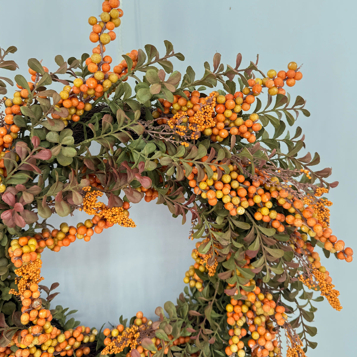 Fall Berry Greenery Wreath