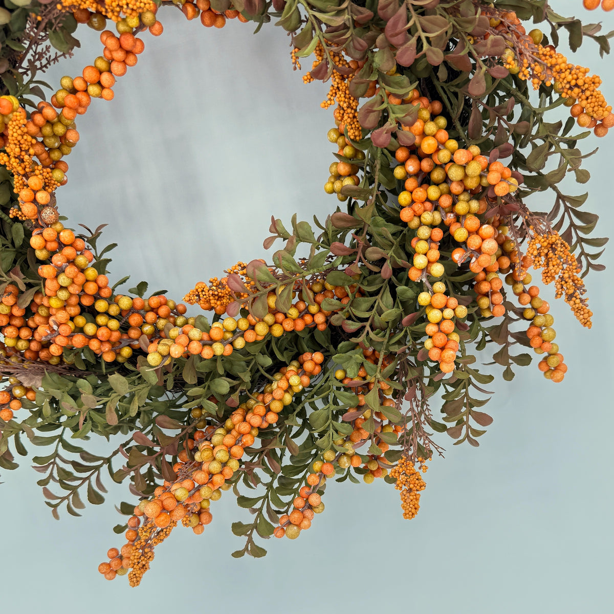 Fall Berry Greenery Wreath