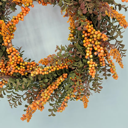 Fall Berry Greenery Wreath