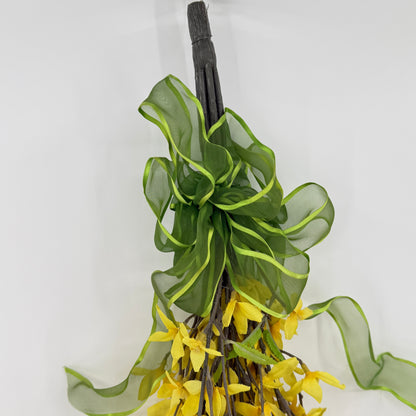 Yellow Forsythia Twig Swag