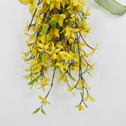 Yellow Forsythia Twig Swag