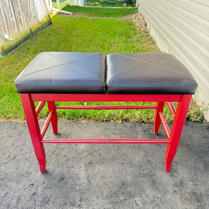 Double Seat Upholstered Bench
