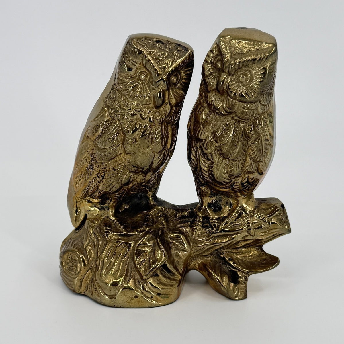 Solid Brass Owl Figurine