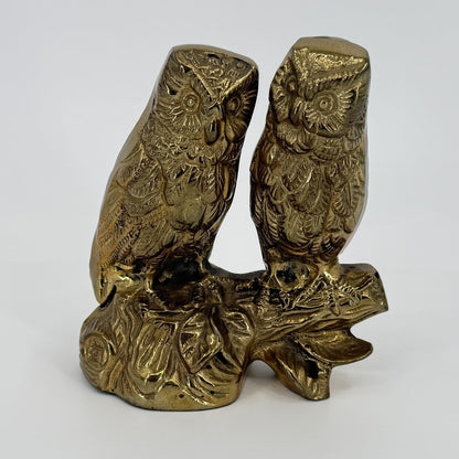 Solid Brass Owl Figurine